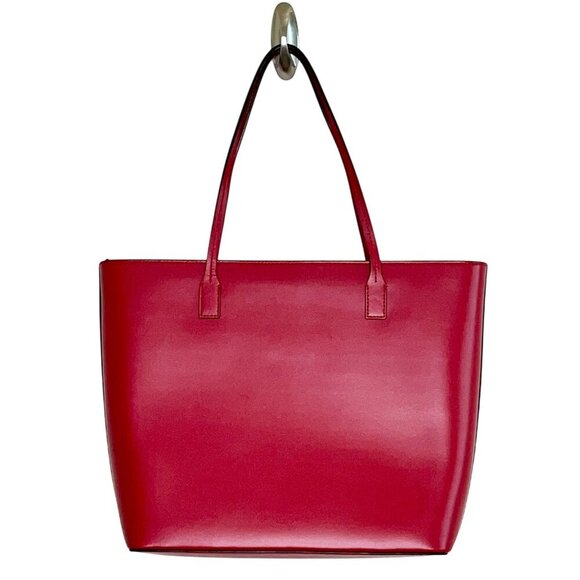 Kate Spade New York Red Leather Tote Bag BNWOT Structured Work Tote - Picture 14 of 16